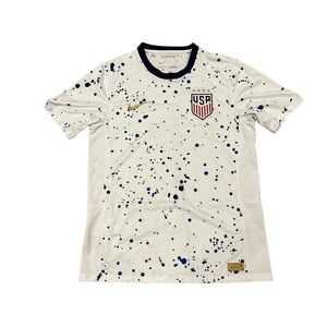 Nike USA Men’s National Team Jersey Mens Size Medium White Paint Splatter